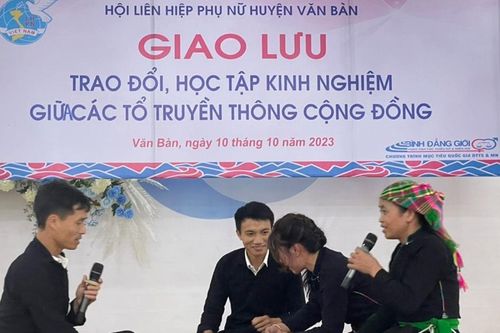 Tổ truyền thông cộng đồng góp phần thực hiện bình đẳng giới