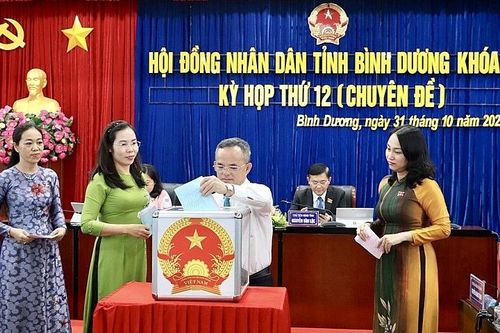 Bình Dương: Lấy phiếu tín nhiệm đối với 23 người giữ chức vụ theo quy định