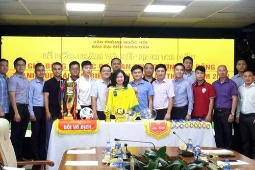 Bốc thăm chia bảng Giải bóng đá các cơ quan Trung ương mở rộng tranh Cúp Báo Đại biểu Nhân dân năm 2023