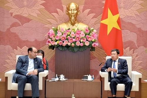 Chủ nhiệm Ủy ban Đối ngoại Vũ Hải Hà tiếp Chủ tịch Nhóm Nghị sĩ hữu nghị Iran - Việt Nam