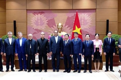 Chủ nhiệm Ủy ban Đối ngoại Vũ Hải Hà tiếp Chủ tịch Nhóm Nghị sĩ hữu nghị Iran - Việt Nam