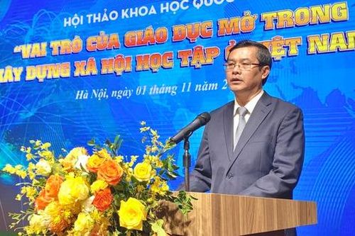 Đẩy mạnh giáo dục mở góp phần xây dựng xã hội học tập