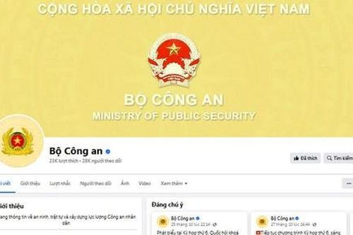 Ra mắt Trang Thông tin Bộ Công an trên nền tảng Facebook