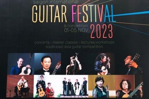 Dàn nghệ sĩ đình đám quy tụ tại Liên hoan Guitar quốc tế Sài Gòn 2023