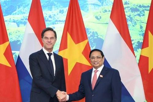 Toàn cảnh lễ đón Thủ tướng Hà Lan thăm chính thức Việt Nam