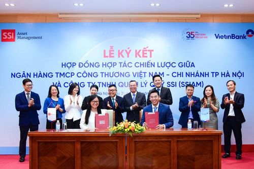 VietinBank thành phố Hà Nội và SSIAM hợp tác chiến lược