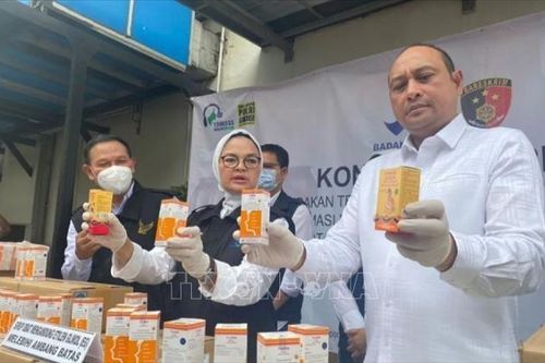 Indonesia phạt tù 4 đối tượng trong vụ siro ho nhiễm độc