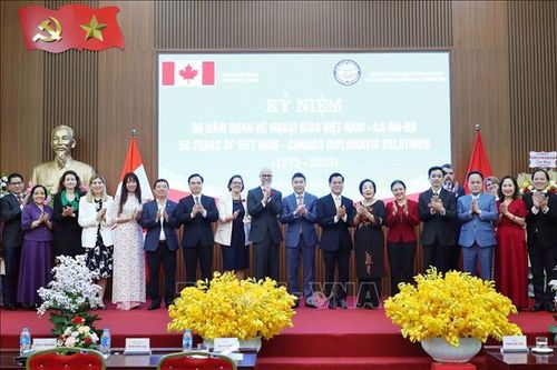 Gặp mặt hữu nghị Kỷ niệm 50 năm thiết lập quan hệ ngoại giao Việt Nam - Canada