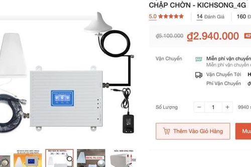 Yêu cầu gỡ bỏ các thiết bị kích sóng di động trên các sàn thương mại điện tử