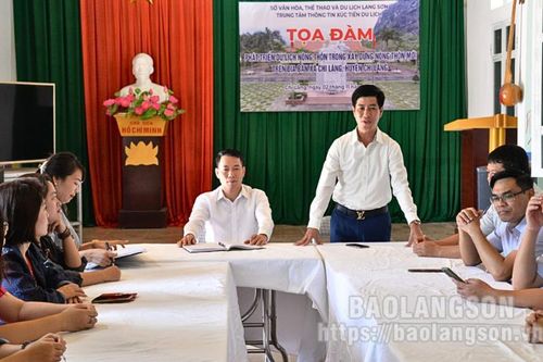 Khảo sát, tọa đàm phát triển du lịch nông thôn trên địa bàn xã Chi Lăng, huyện Chi Lăng