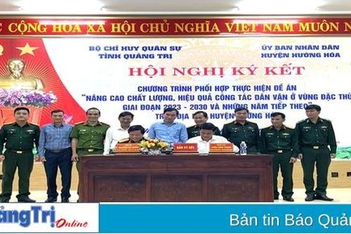 Ký kết phối hợp nâng cao chất lượng, hiệu quả công tác dân vận