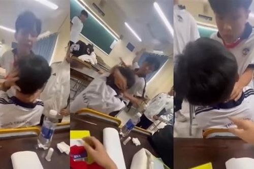 Dừng học 2 tuần và hạ hạnh kiểm học sinh đánh bạn