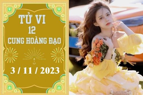 Tử vi vui 12 cung hoàng đạo ngày 3/11: Cự Giải khá tốt, Xử Nữ mệt mỏi