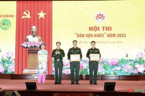Cục Quân nhu: Đánh giá thực chất đội ngũ làm công tác dân vận thông qua hội thi