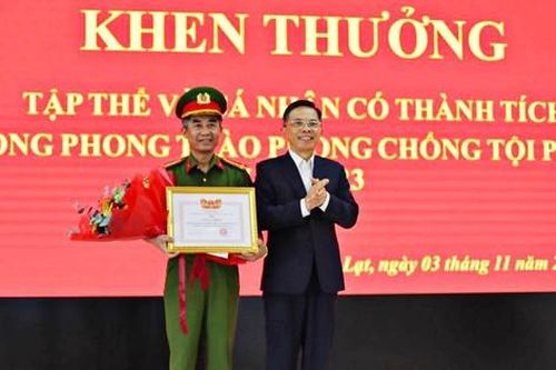 Đà Lạt khen thưởng 2 tập thể, 25 cá nhân triệt phá nhiều vụ án phức tạp