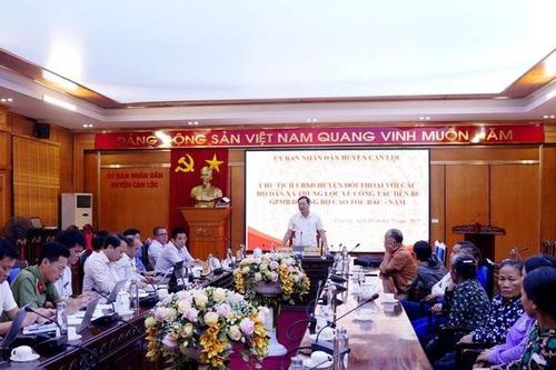 Hà Tĩnh: Đối thoại, giải quyết các vướng mắc đến đền bù, GPMB khi thực hiện dự án cao tốc Bắc - Nam