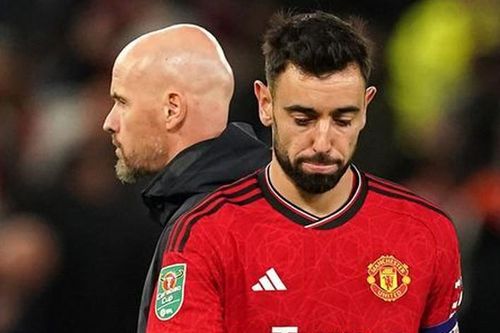 MU khủng hoảng: Erik ten Hag sai lầm với Bruno Fernandes
