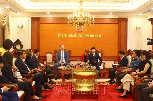 Hà Nam sẽ tạo điều kiện thuận lợi cho các doanh nghiệp châu Âu