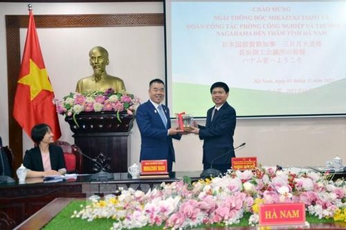 Hà Nam tạo thuận lợi cho các nhà đầu tư Nhật Bản