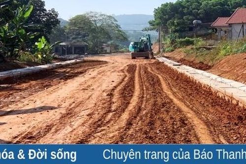 Huyện Như Xuân đẩy nhanh tiến độ thi công các dự án hạ tầng