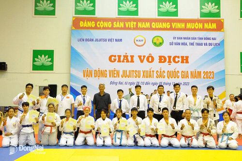 Đồng Nai xếp hạng tư toàn đoàn Giải VĐV Jujitsu xuất sắc quốc gia 2023