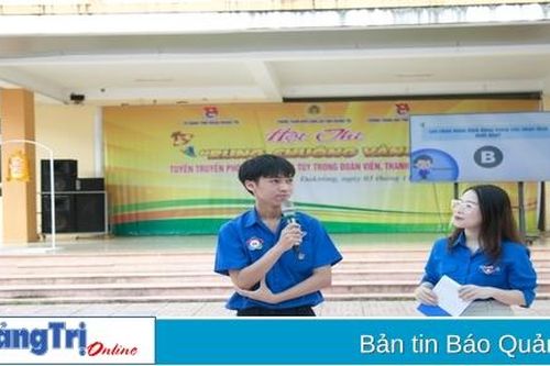 Hội thi 'Rung chuông vàng' tuyên truyền phòng, chống ma túy trong đoàn viên, thanh niên