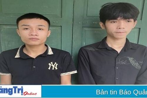 Công an TP. Đông Hà tạm giữ 2 thanh niên có hành vi cướp tài sản