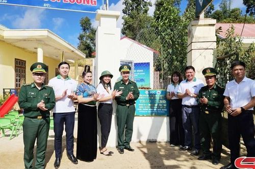 Khánh thành điểm trường mầm non bản Huổi Luông, xã Mường Lèo