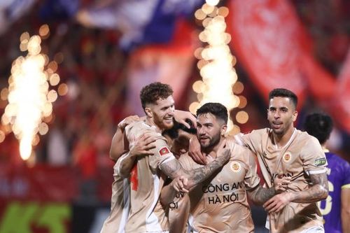 Đánh bại Hà Nội FC, CLB Công an Hà Nội tiếp tục bám đuổi ngôi đầu
