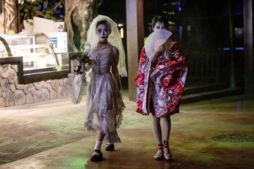 Cấm hóa trang Halloween trên tàu điện