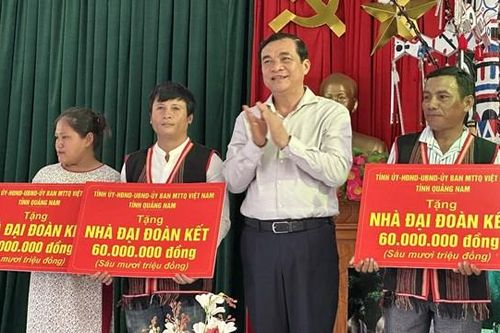 Quảng Nam: Ngày hội Đại đoàn kết toàn dân tộc ở xã Trà Nú