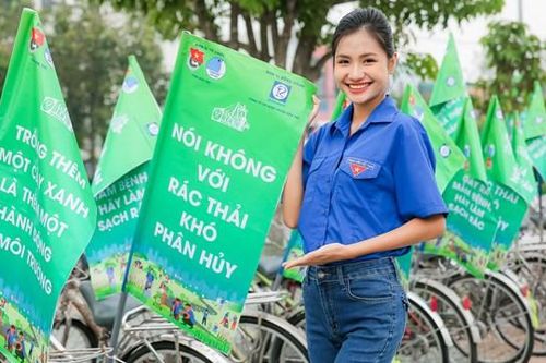 Hoa hậu Thanh Hà kêu gọi người dân bảo vệ môi trường