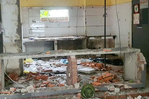 Tiệm cà phê ở Nghệ An bị phá tan hoang bên trong khi kết thúc hợp đồng cho thuê