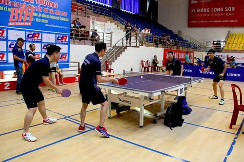 Hơn 400 VĐV tranh tài tại Giải bóng bàn TP Thanh Hóa mở rộng lần thứ XVI, năm 2023
