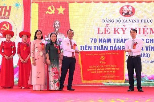 Đảng bộ xã Vĩnh Phúc kỷ niệm 70 năm thành lập