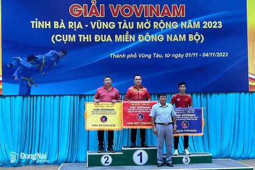 Đồng Nai xếp hạng nhì Giải Vovinam Cụm thi đua miền Đông Nam Bộ mở rộng 2023