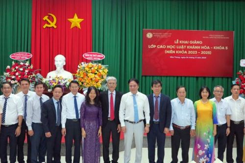 Khai giảng lớp cao học Luật tại Khánh Hòa khóa 5