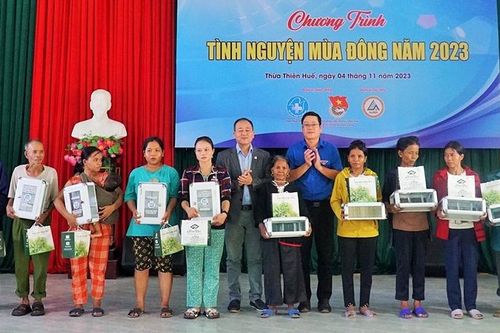 Tuổi trẻ Thừa Thiên Huế ra quân tình nguyện mùa Đông