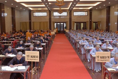 Giới tử Đại giới đàn Bửu Huệ tiếp tục dự kỳ khảo thí tại Việt Nam Quốc Tự