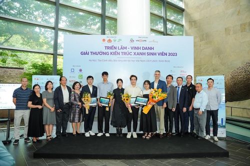 Nhiều hoạt động ý nghĩa tại Triển lãm - Vinh danh Giải thưởng kiến trúc xanh sinh viên 2023