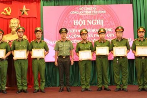 Công an xã chính quy phát huy hiệu quả bảo đảm ANTT ngay từ cơ sở