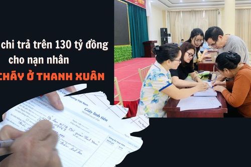 Hà Nội chi trả trên 130 tỷ đồng cho nạn nhân vụ cháy ở Thanh Xuân