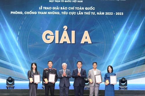 54 tác phẩm nhận Giải báo chí toàn quốc phòng, chống tham nhũng, tiêu cực