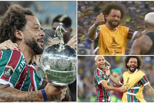 Marcelo bật khóc sau khi giúp CLB thời thơ ấu lần đầu vô địch Copa Libertadores