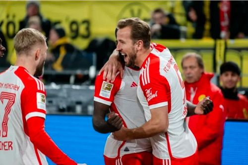 Harry Kane lập hat-trick, Bayern thắng đậm Dortmund 4-0 trên sân khách