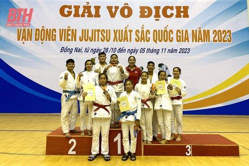 Jujitsu Thanh Hóa giành thành tích cao tại Giải vô địch VĐV Jujitsu xuất sắc quốc gia năm 2023