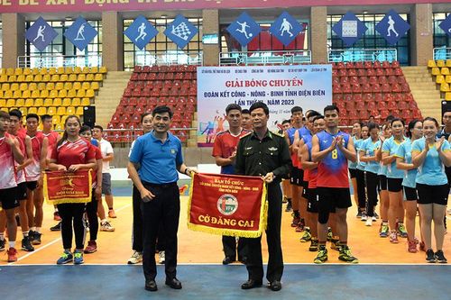Giải bóng chuyền đoàn kết Công - Nông - Binh lần thứ 40 thành công tốt đẹp