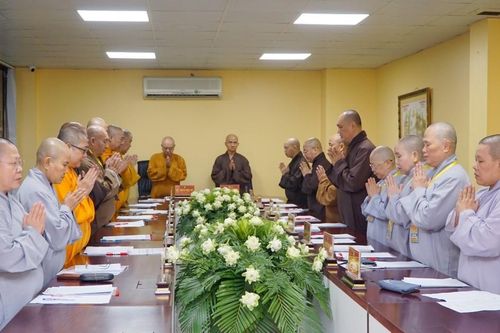 Ban Giám khảo Đại giới đàn Bửu Huệ hoàn thành việc chấm bài tự luận của giới tử