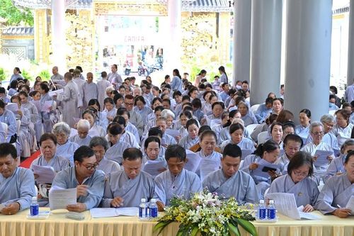 BR-VT: Khóa tu tổng đạo tràng Phật tử lần thứ V tổ chức tại chùa Vạn Phước (TP.Vũng Tàu)