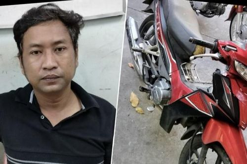 Đối tượng trộm xe sa lưới khi đang lao như bay trên quốc lộ